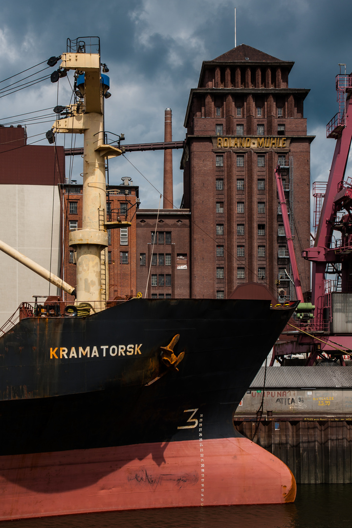 Holzhafen in Bremen