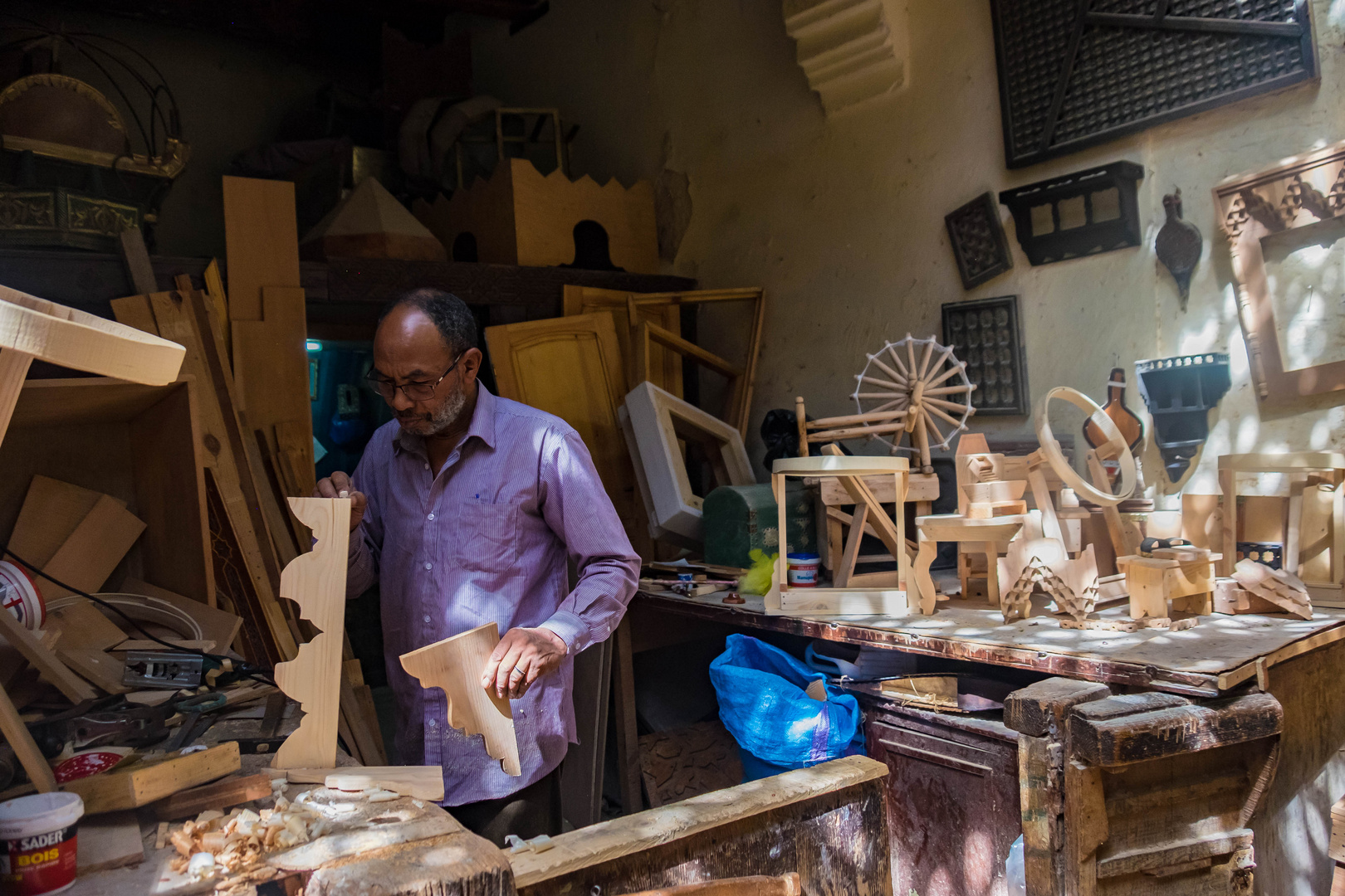 Holzhandwerk in Fes