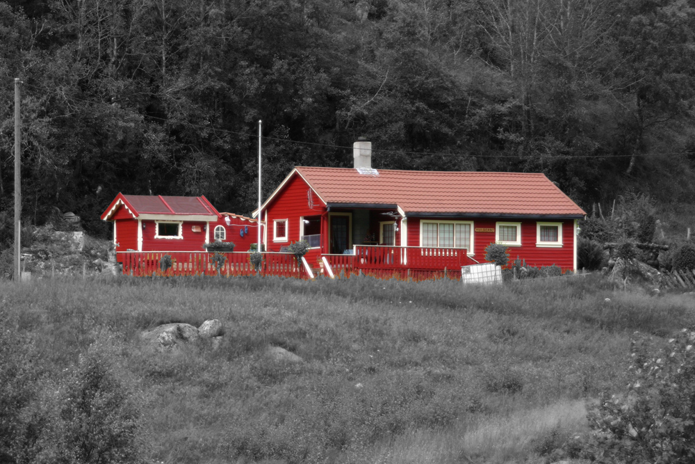 Holzhaus in Norwegen