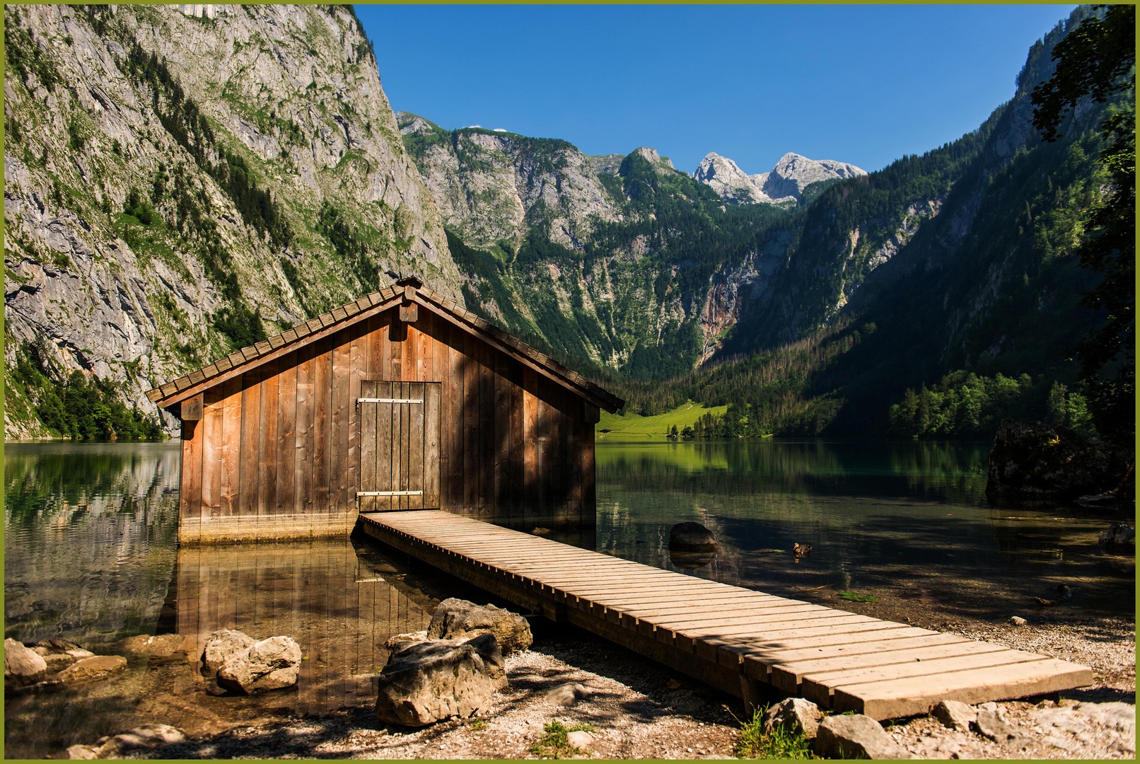 Holzhütte am Obersee (Königssee)