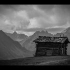 Holzhütte auf dem Almasthof Glocknerblick