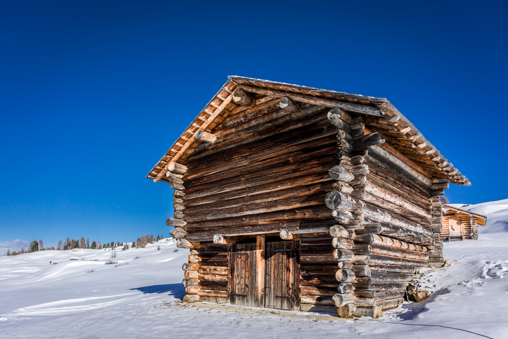 Holzhütte 