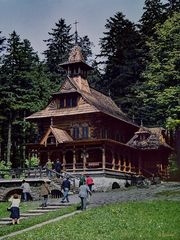 Holzkapelle in Zakopane ...... Polen 1984 (Scan vom Dia)
