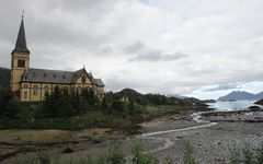 Holzkirche bei Kabelvag, Lofoten