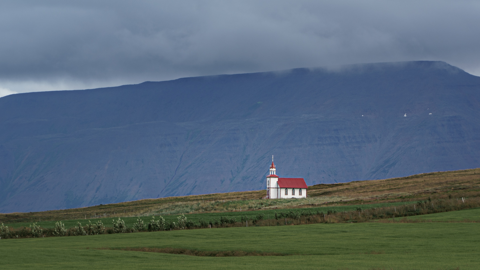 Holzkirche in Island