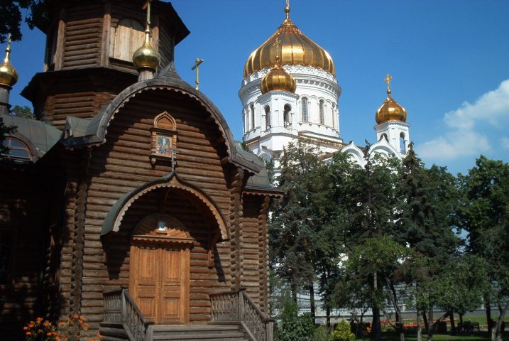 Holzkirche in Moskau