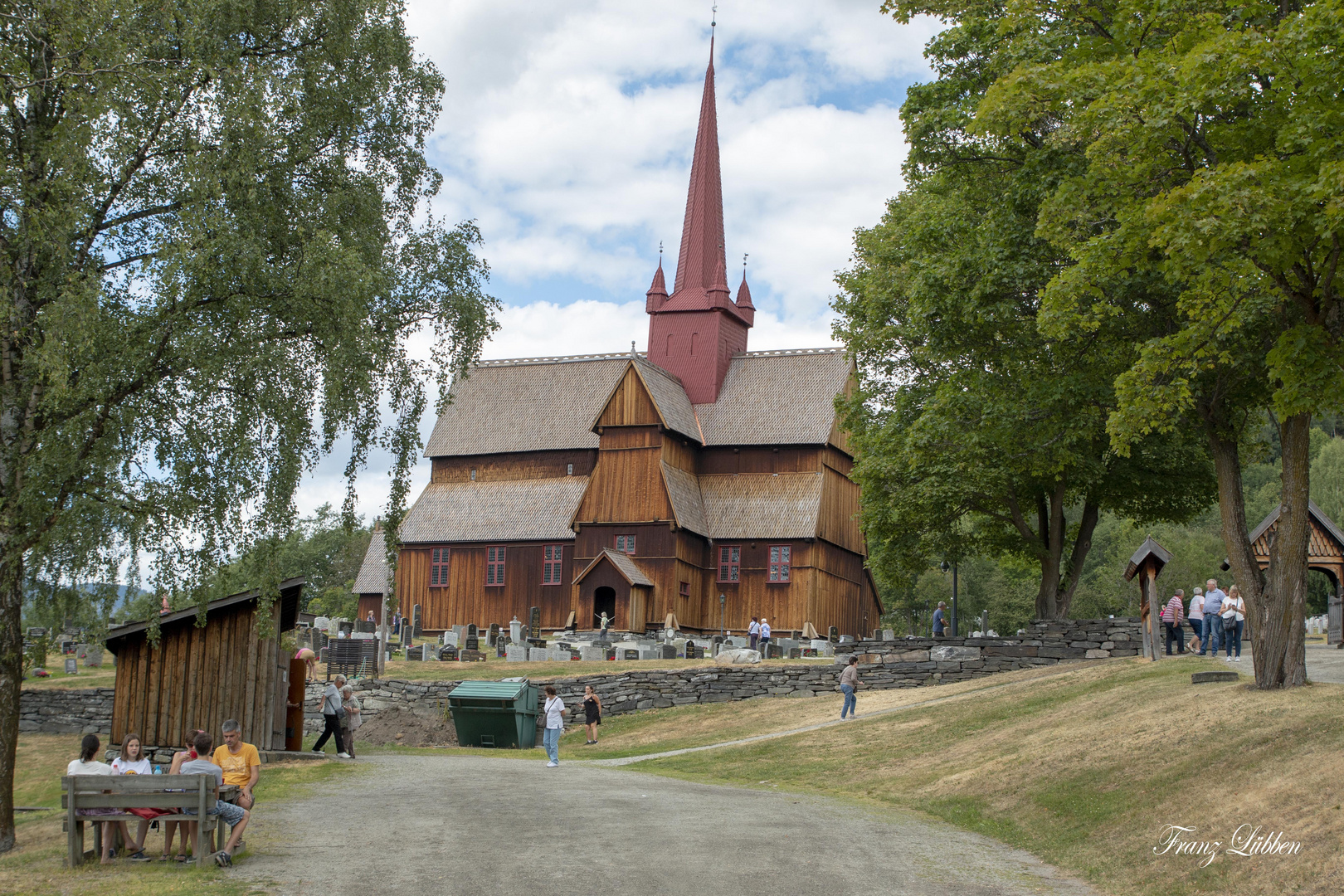 Holzkirche in Norwegen