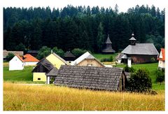 Holzkirche und Umgebung - Slowakei