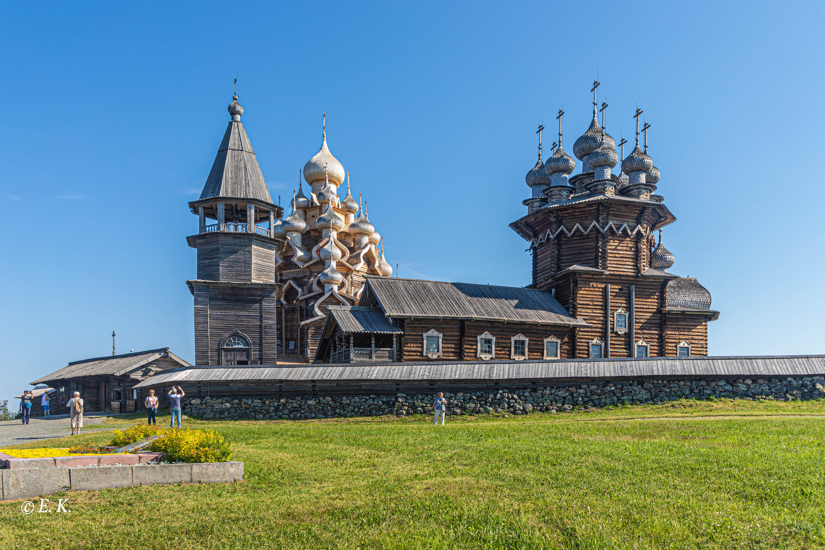 Holzkirchen von Kischi Pogost