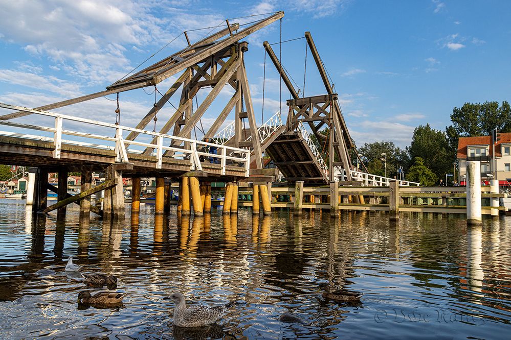 Holzklappbrücke