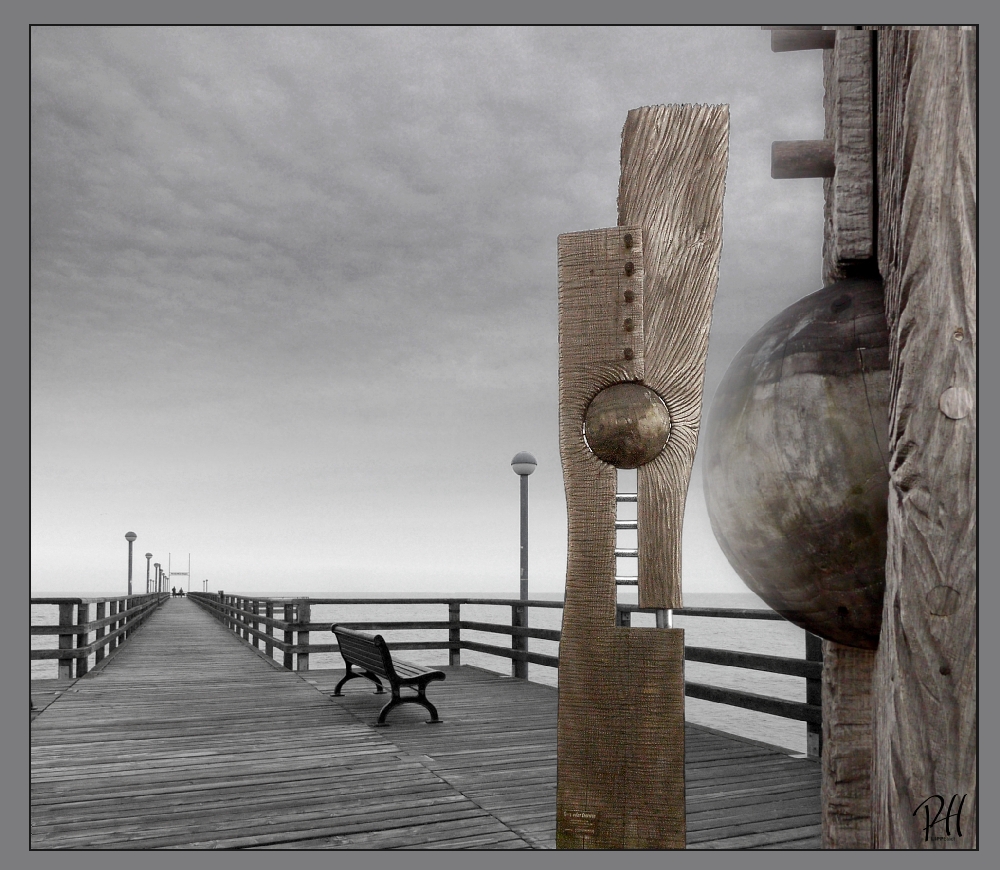 Holzkunst a.d. Seebrücke Zingst (VI)