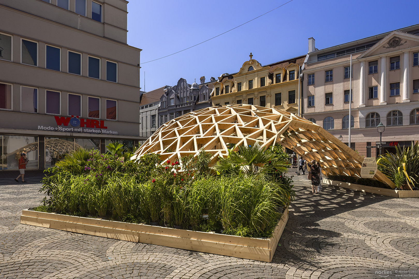 Holzkuppel am Moritzplatz