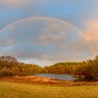 *Holzmaar unter dem Regenbogen*