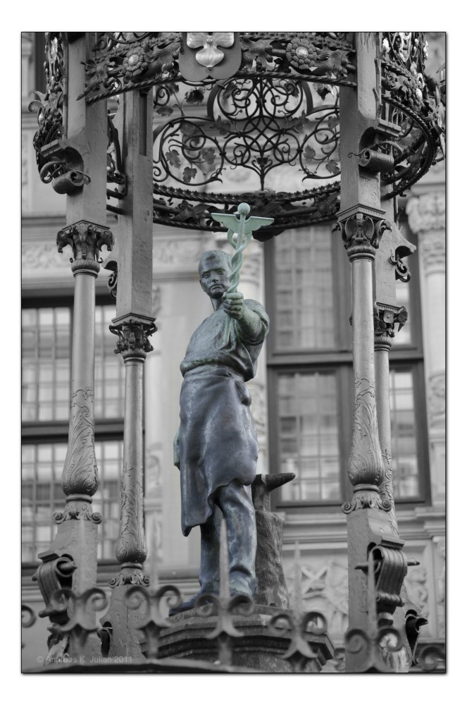 Holzmarkt Brunnen in Hannover