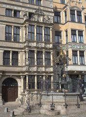 Holzmarktbrunnen am Leibnizhaus Hannover