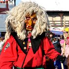 Holzmaske auf dem Wangener Narrensprung -2-