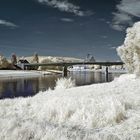 Holzminden an der Weser in Infrarot