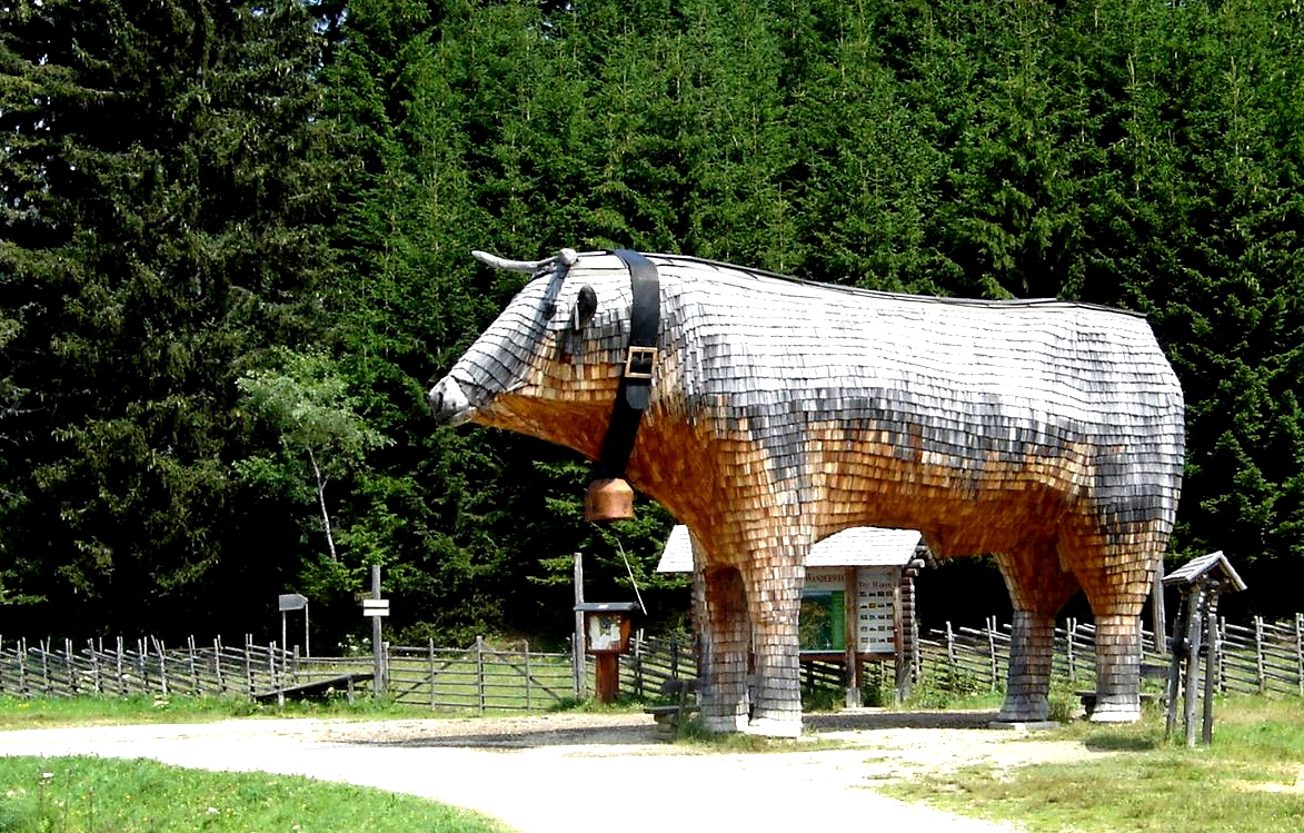 Holzochse auf der Teichalm (Steiermark)