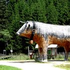 Holzochse auf der Teichalm (Steiermark)