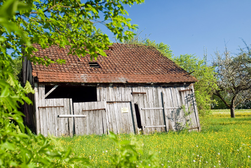 Holzschuppen