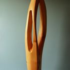 Holzskulptur "Aufbruch" von Gunnar Mozer