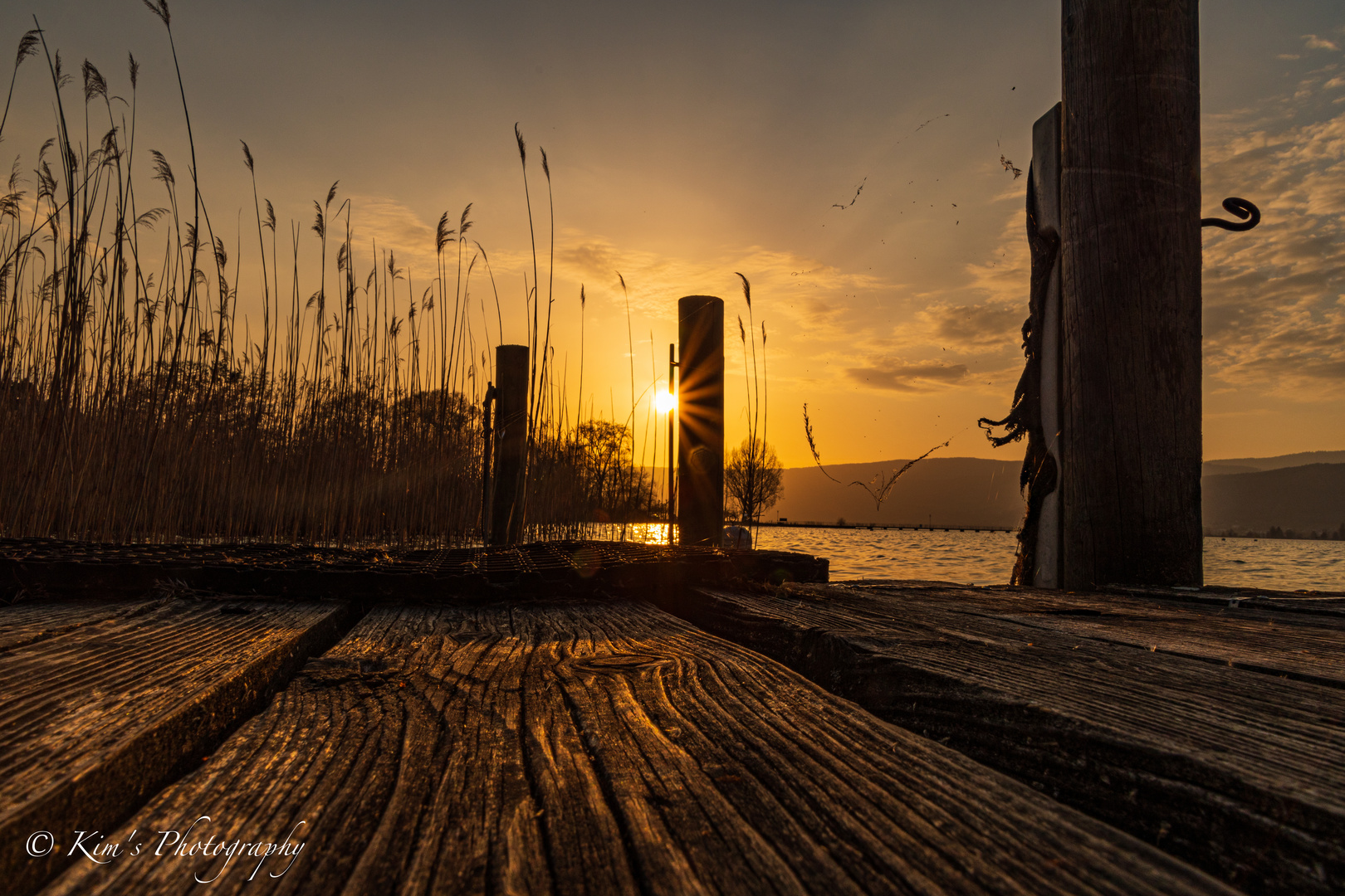 Holzsteg am Bielersee