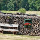 Holzstoß mit Einblick / Ausblick ?