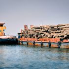 Holztransport auf dem Ayeyarwady 