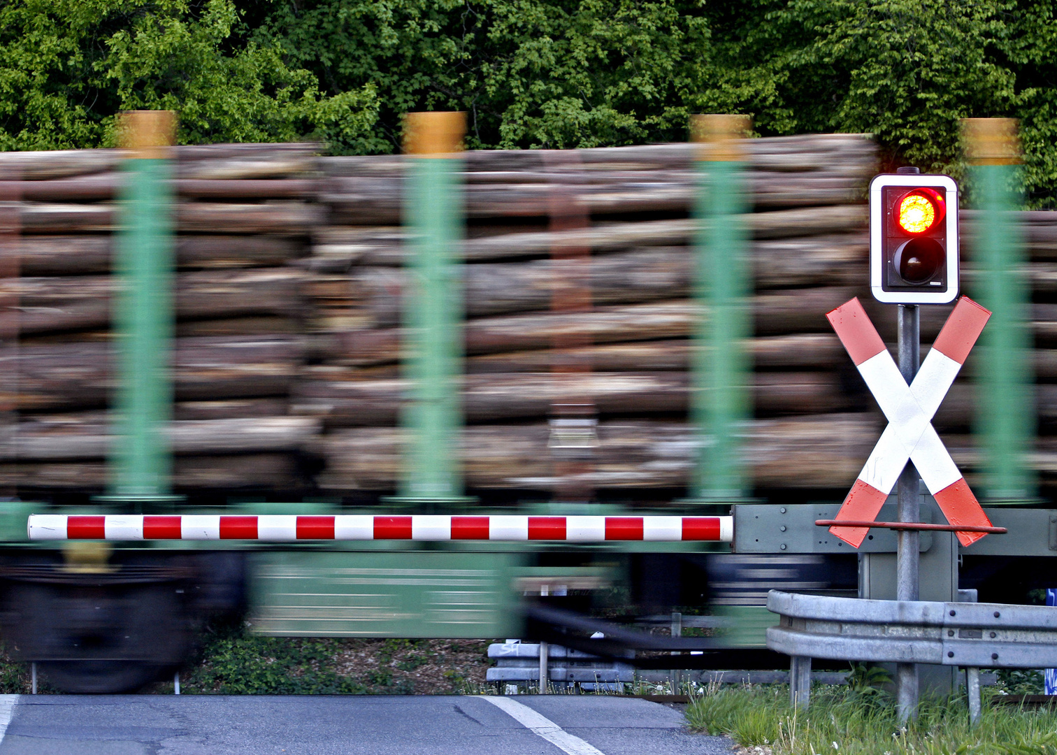 Holztransport aus dem Sauerland per Bahn