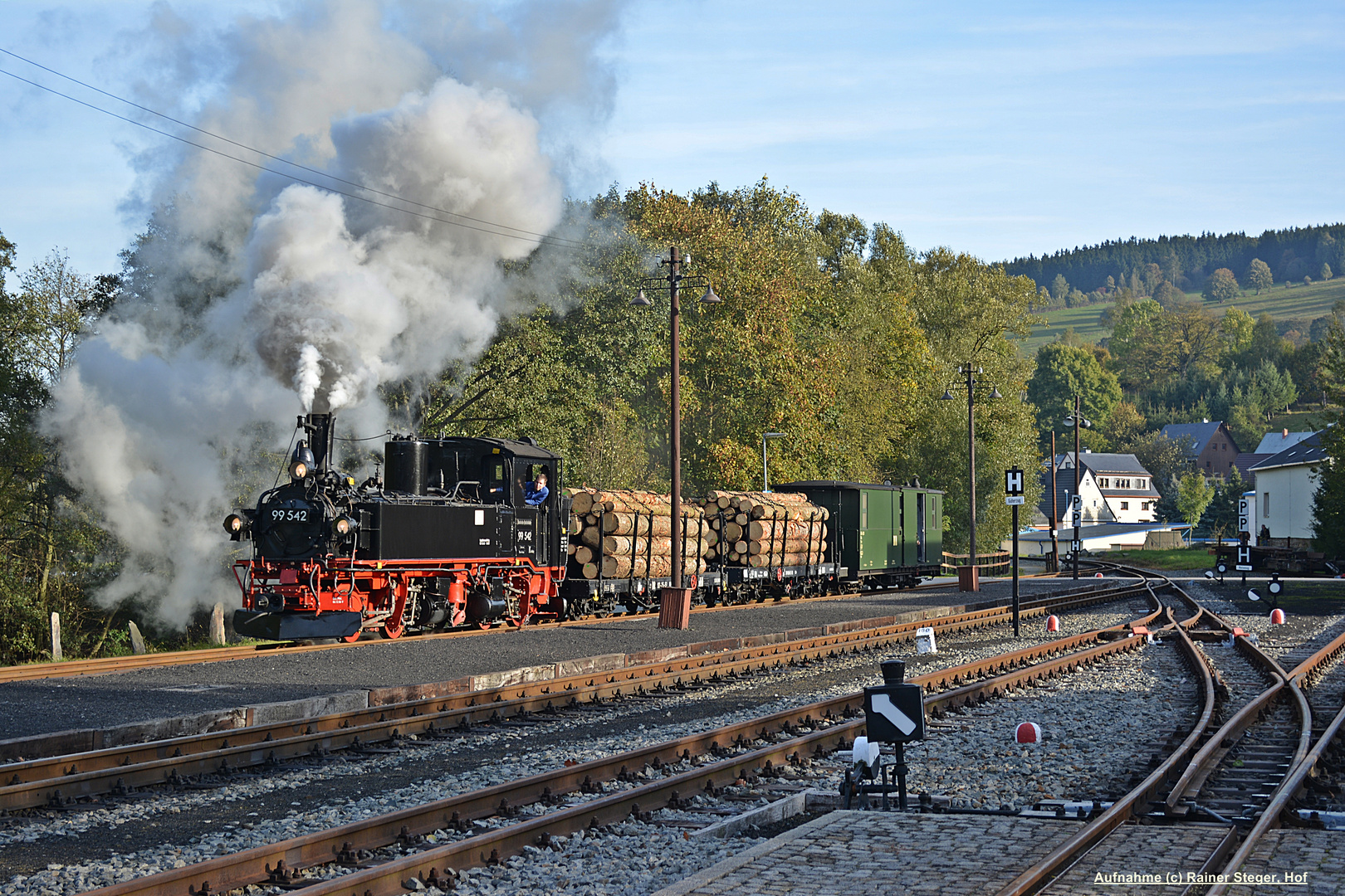 Holztransport aus Wolkenstein