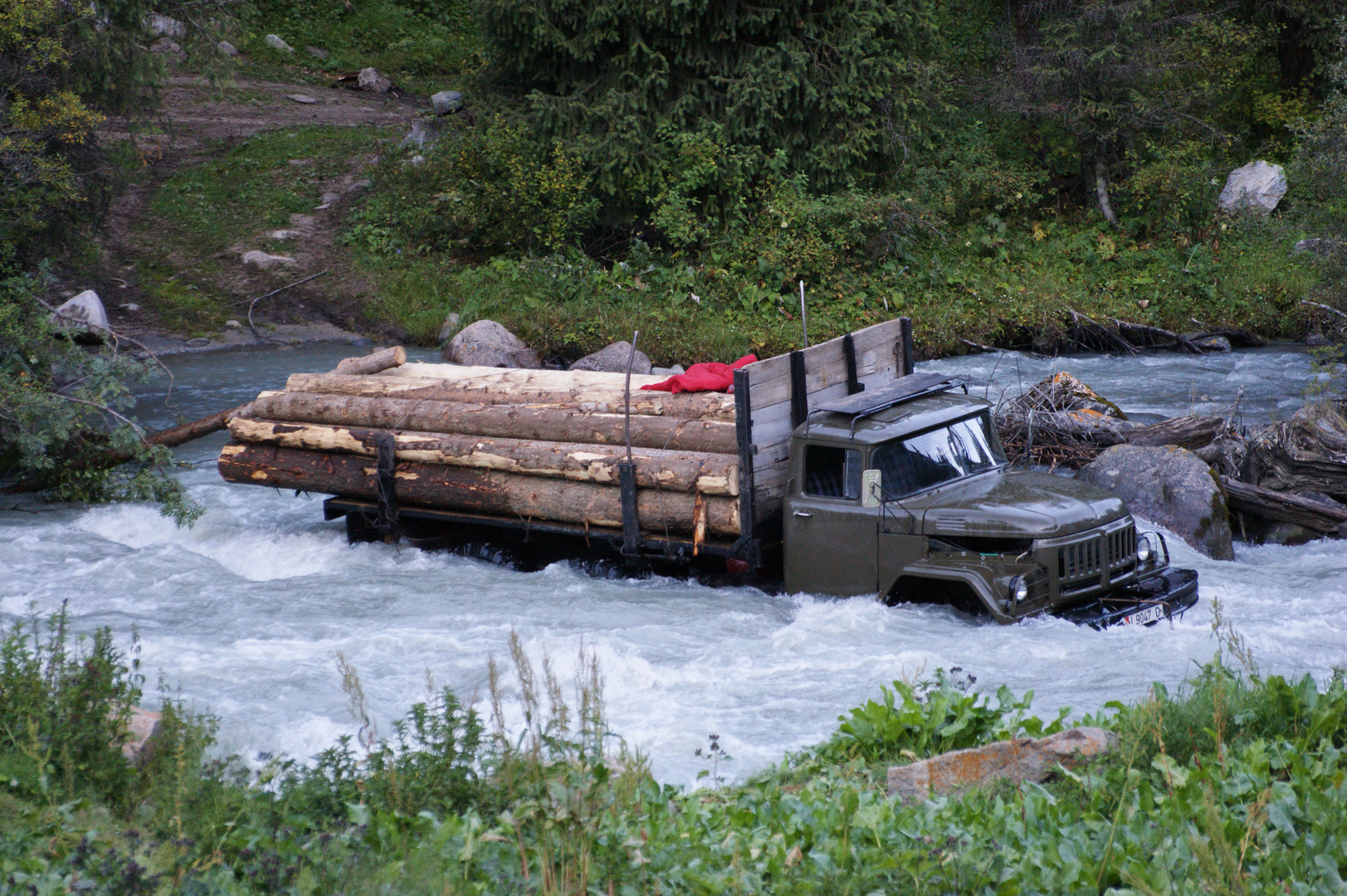 Holztransport mal anders!!!