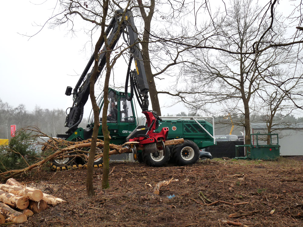 Holzvollernter Harvester