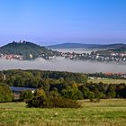 Homberg(Efze) Panorama im Herbstnebel