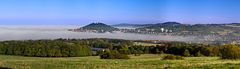 Homberg(Efze) Panorama im Herbstnebel