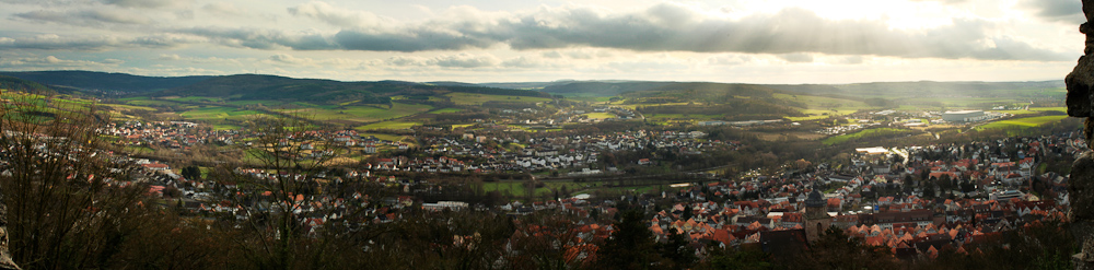 Homberg(Efze) Panorama von der Burg