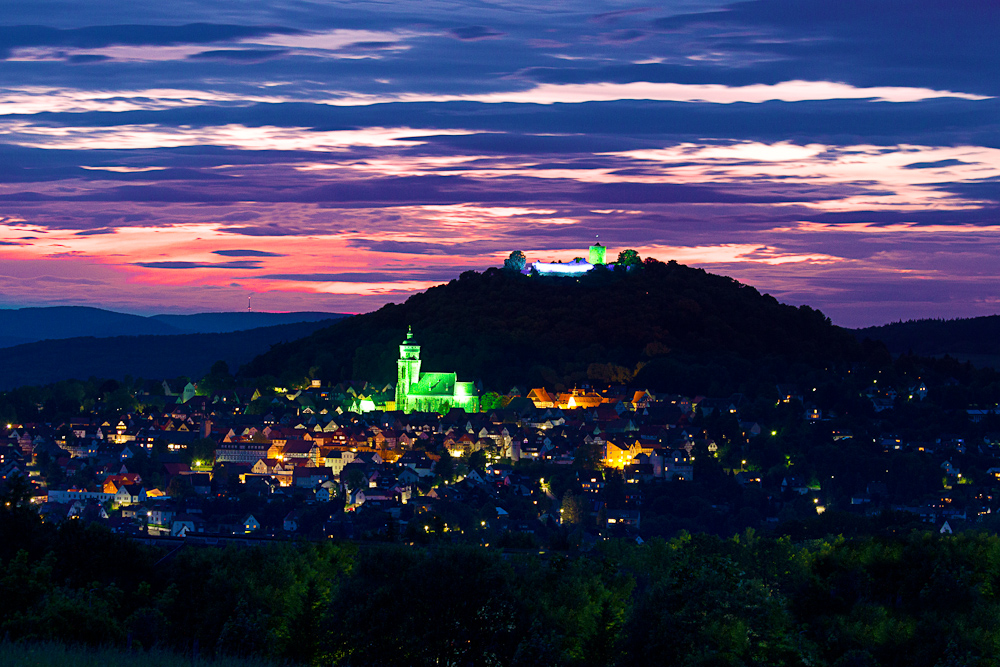 Homberg(Efze) zur blauen Stunde