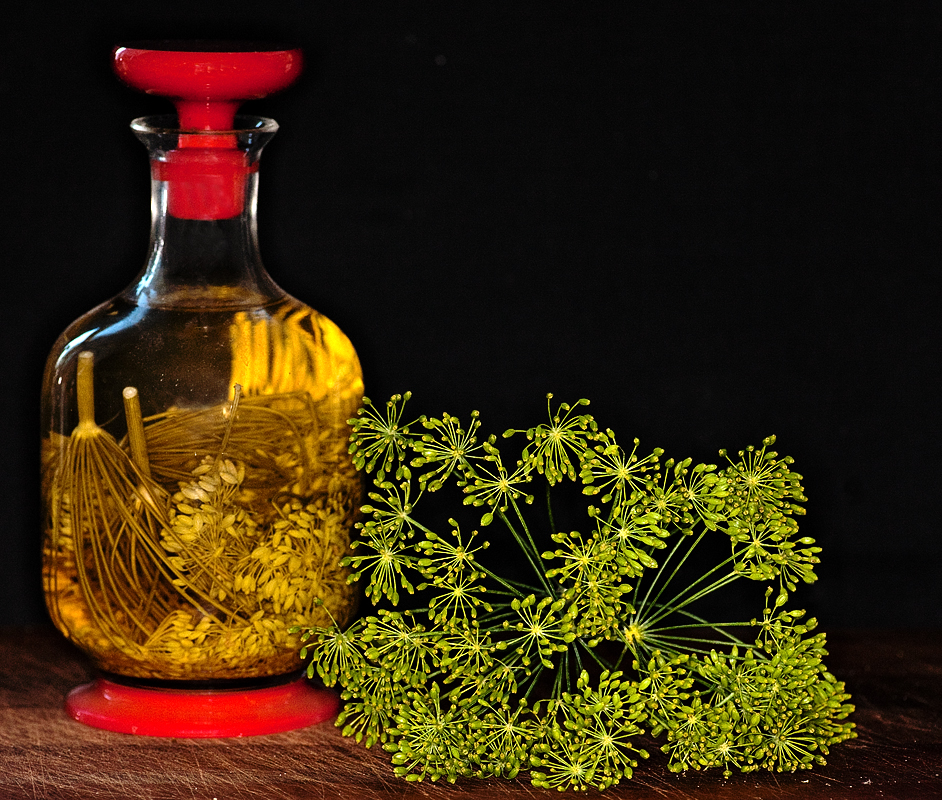 Home made Dill Vinegar