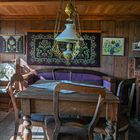 Homely furniture inside the farm house