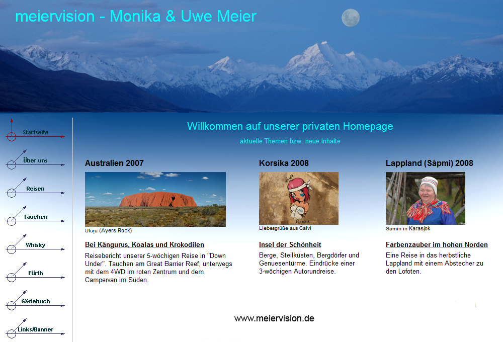 Homepage von Monika und Uwe Meier - meiervision