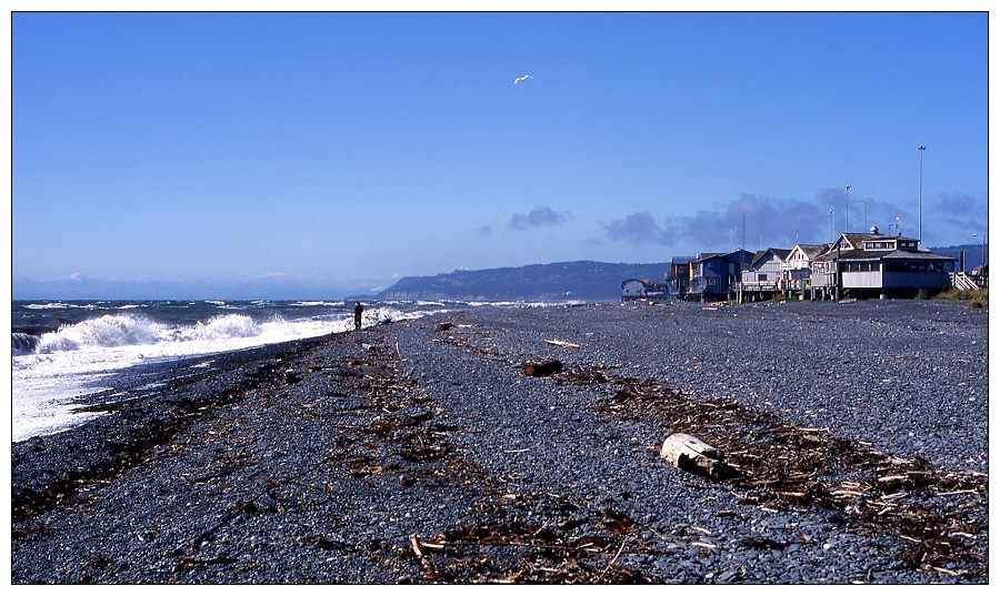 Homer Spit, Alaska, von unten