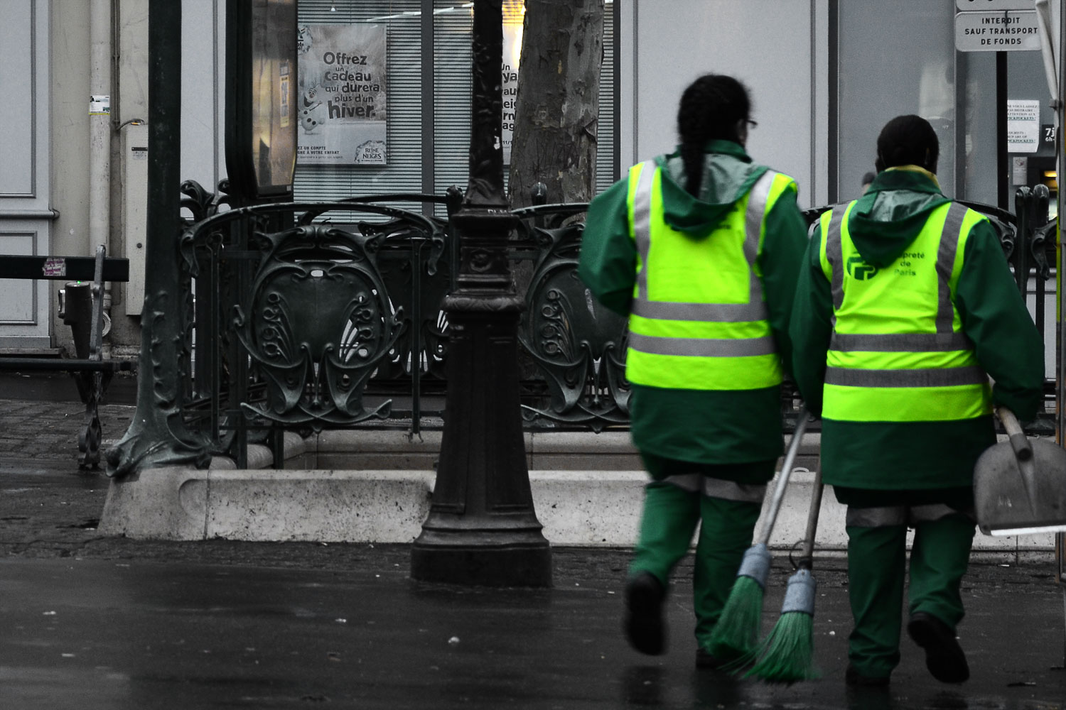 Hommage aux hommes et aux femmes de propreté de Paris