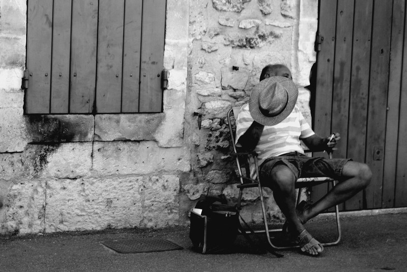 Homme au chapeau