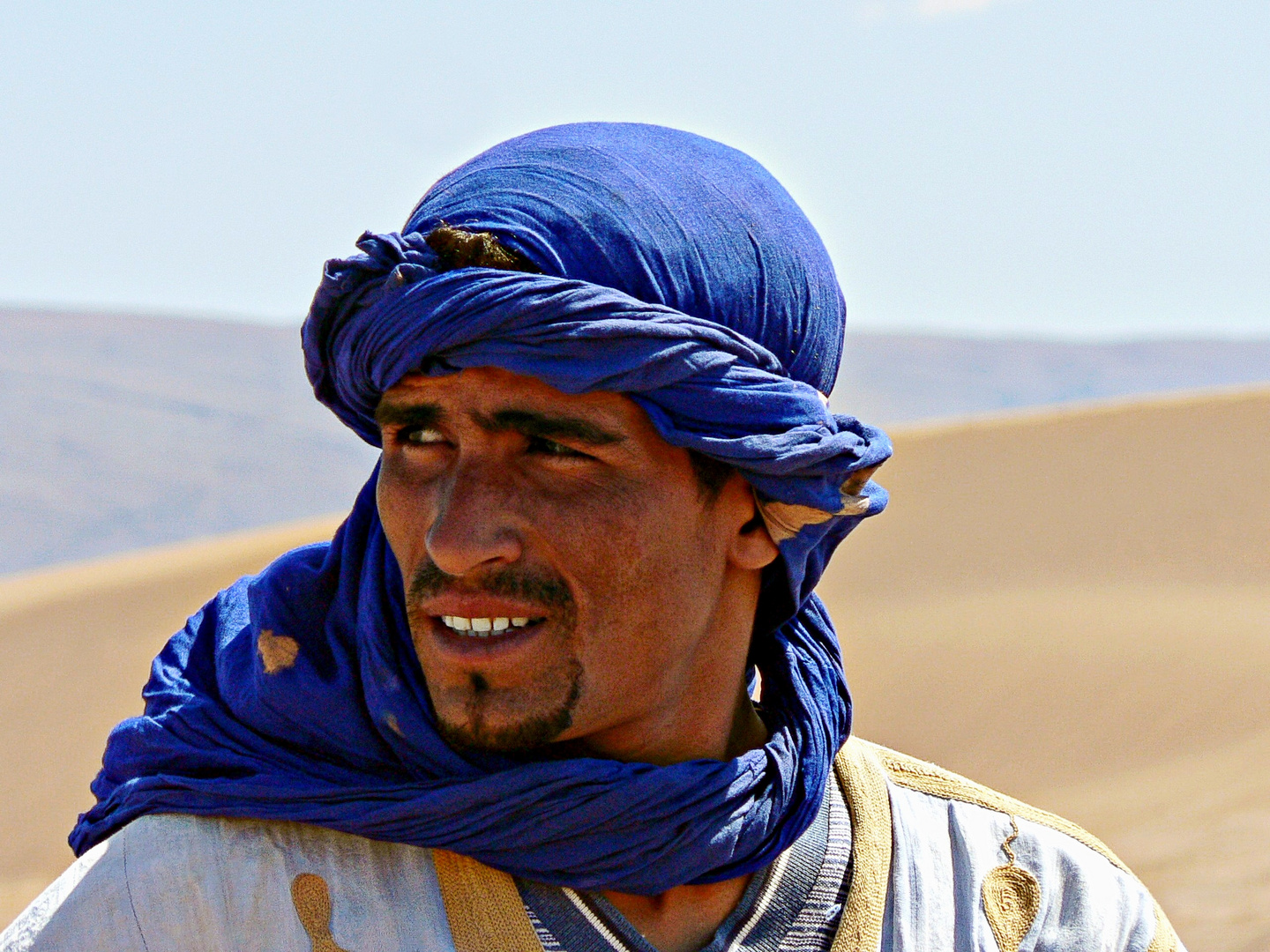 Homme bleu du sahara