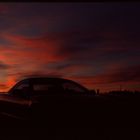 Honda NSX VOR dem Sonnenuntergang Dia-Scan 2