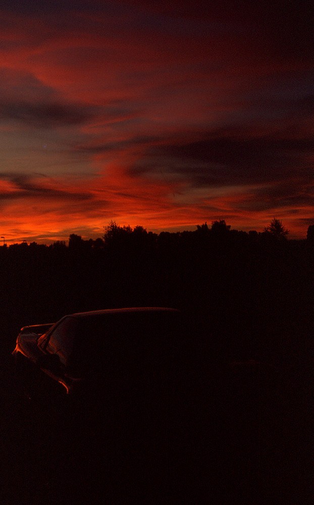 Honda NSX VOR dem Sonnenuntergang Dia-Scan 3