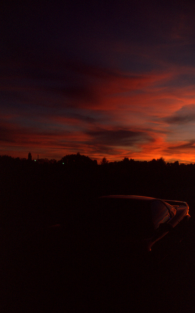 Honda NSX VOR dem Sonnenuntergang Dia-Scan 5