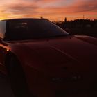 Honda NSX VOR dem Sonnenuntergang Dia-Scan 8