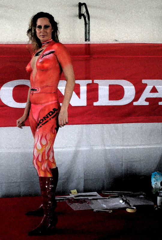 Honda Roadshow Bodypainting