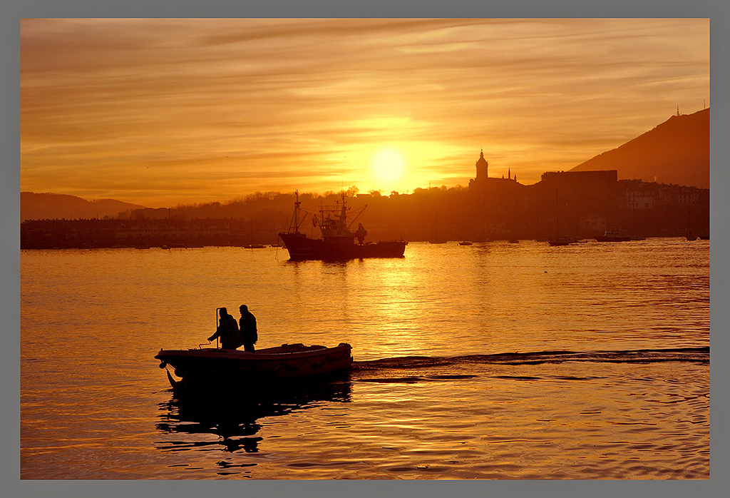 Hondarribia, la vie en orange