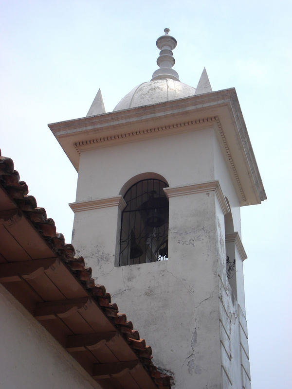 Honduras  / Santa Lucia, detalle de la iglesia